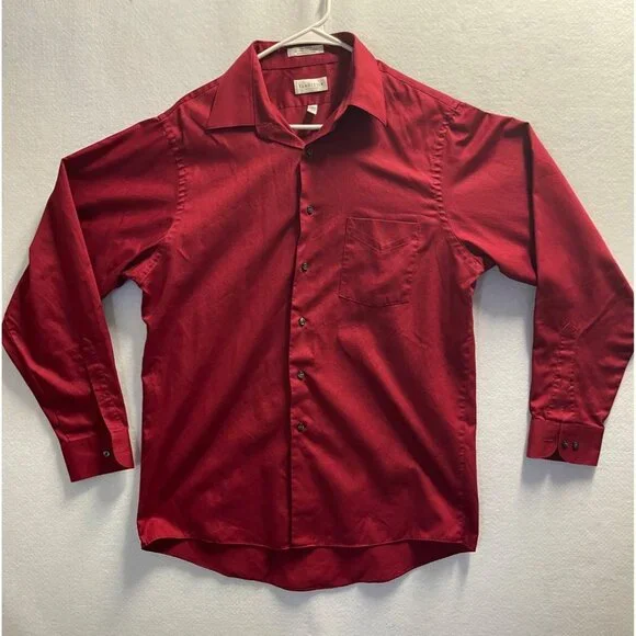 Van Heusen Shirts Vintage Van Heusen Lux Sateen Long Sleeve